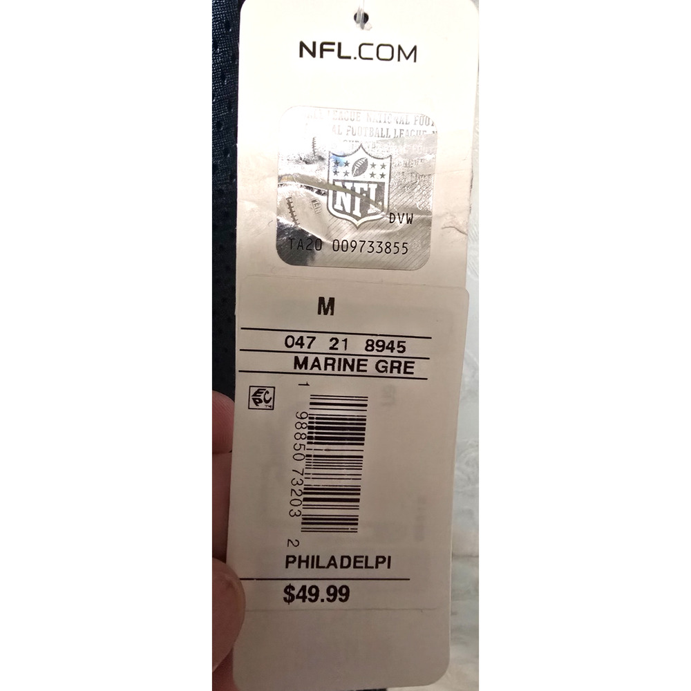 Philadelphia Eagles Jalen Hurts Jersey Womens M NWT NFL Team Apparel #1 NEW Med - Picture 9 of 10